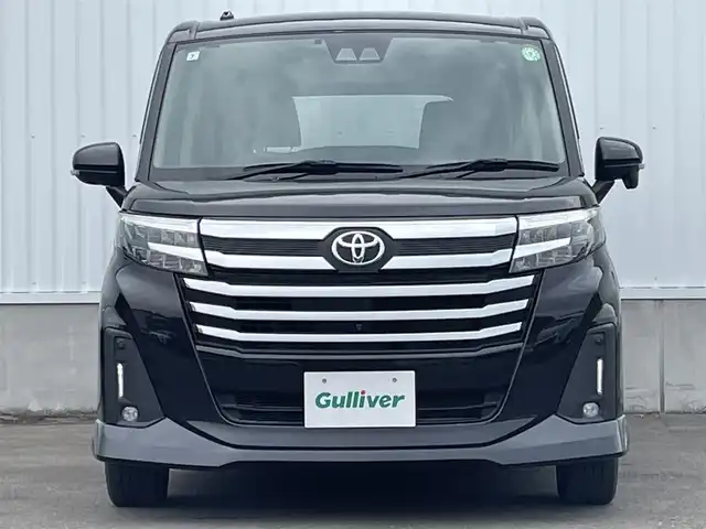 トヨタ ルーミー カスタムG－T 愛媛県 2021(令3)年 3.1万km ブラックマイカメタリック 両側パワースライドドア/パノラミックビューモニター/純正9インチナビ(Bluetooth/CD/DVD)/フルセグテレビ/ETC/レーダークルーズコントロール/アイドリングストップ/レーンキープアシスト/前後コーナーセンサー/LEDヘッドライト/オートライト/純正フロアマット/純正ドアバイザー/純正アルミホイール/横滑り防止装置/スマートキー/プッシュスタート/ABS
