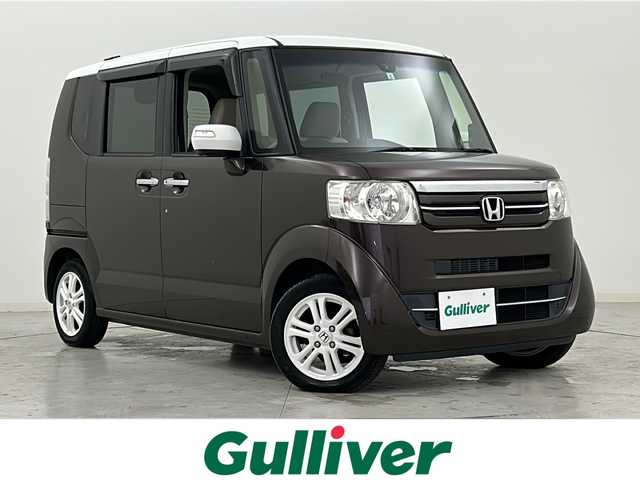 ホンダ Ｎ ＢＯＸ 2トーン G Lパッケージ 宮城県 2015(平27)年 4.5万km プレミアムディープモカパール 禁煙車/あんしんパッケージ/・シティブレーキアクティブシステム/・サイドカーテンエアバック/両側パワースライドドア/純正SDナビ/・CD.DVD.SD.BT/フルセグTV/バックカメラ/HIDヘッドライト/ETC/ECONスイッチ/横滑り防止装置/プッシュスタート/スマートキー/純正14インチアルミホイール/純正フロアマット/シートバックテーブル
