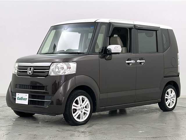 ホンダ Ｎ ＢＯＸ 2トーン G Lパッケージ 宮城県 2015(平27)年 4.5万km プレミアムディープモカパール 禁煙車/あんしんパッケージ/・シティブレーキアクティブシステム/・サイドカーテンエアバック/両側パワースライドドア/純正SDナビ/・CD.DVD.SD.BT/フルセグTV/バックカメラ/HIDヘッドライト/ETC/ECONスイッチ/横滑り防止装置/プッシュスタート/スマートキー/純正14インチアルミホイール/純正フロアマット/シートバックテーブル