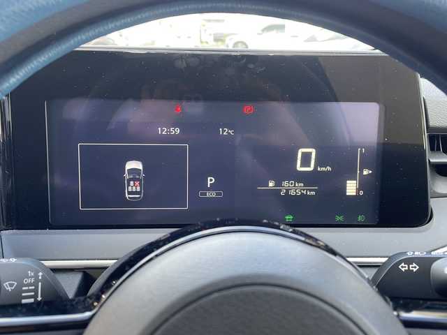 日産 ノート X 福岡県 2022(令4)年 2.2万km ビビットブルー / スーパーブラック 2トーン ワンオーナー　/レーダークルーズコントロール　/純正メーカーナビ（Ｂｌｕｅｔｏｏｔｈ・ＴＶ・ラジオ）/全方位カメラ　/バックモニター　/ビルトインＥＴＣ２．０　/ブラインドスポットモニター/前方ドライブレコーダー　/ＬＥＤライト　/ＨＤＭＩ入力端子/USB入力端子/C-type入力端子/純正フロアマット/プッシュスタート/スマートキー/保証書/取扱説明書