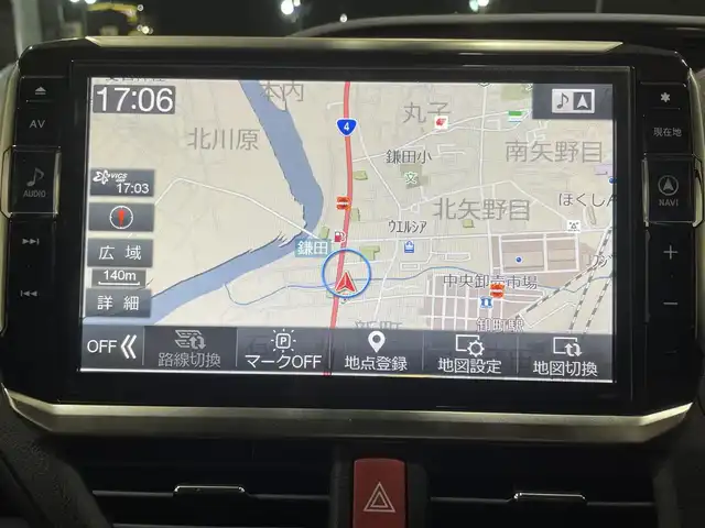 トヨタ エスクァイア ハイブリッド Gi 福島県 2016(平28)年 12.1万km ホワイトパールクリスタルシャイン ワンオーナー/アルパイン11インチナビ/CD/DVD/SD/BT/フルセグTV/アルパインフリップダウンモニター/社外17インチAW(社外AW＋冬タイヤ積込)/社外車高調ローダウン/社外フロントスポイラー/Toyota Safety Sense C/両側パワースライドドア/クルーズコントロール/合成皮革シート/シートヒーター/バックカメラ/オートハイビーム/LEDヘッドライト/ビルトインETC/プッシュスタート/ドアバイザー/フロアマット