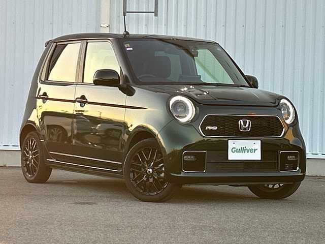 ホンダ Ｎ ＯＮＥ 愛媛県 2023(令5)年 0.5万km ブリティッシュグリーンP 純正ナビ（フルセグ/Bluetooth/USB）/バックカメラ/ＥＴＣ/ドライブレコーダー前後/シートヒーター/ホンダセンシング/LED/オートライト/コーナーセンサー/純正フロアマット/純正アルミホイール/フォグランプ