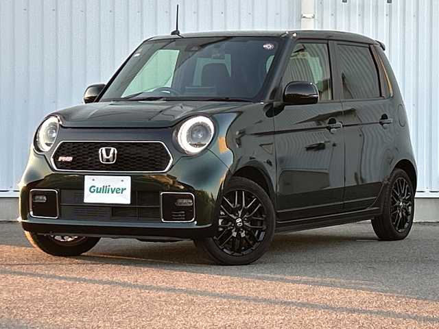 ホンダ Ｎ ＯＮＥ 愛媛県 2023(令5)年 0.5万km ブリティッシュグリーンP 純正ナビ（フルセグ/Bluetooth/USB）/バックカメラ/ＥＴＣ/ドライブレコーダー前後/シートヒーター/ホンダセンシング/LED/オートライト/コーナーセンサー/純正フロアマット/純正アルミホイール/フォグランプ