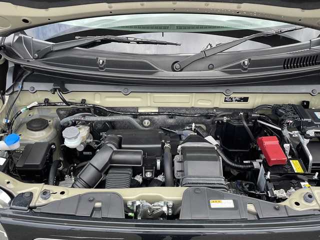スズキ ハスラー HYBRID X ターボ 愛知県 2023(令5)年 3.6万km ブルーイッシュブラックパール3 純正9インチメモリナビ/・DVD再生機能有/・フルセグテレビ/・AM/FMラジオ/・Bluetooth、USB/全方位カメラ/バックカメラ/ビルトインETC/レーダークルーズコントロール/運転席・助手席シートヒーター/USB充電口×２/ステアリングスイッチ/パドルシフト/純正フロアマット/純正15インチスチールホイール/スマートキー/プッシュアップスタート/フォグランプ/アイドリングストップ/デュアルカメラブレーキサポート	/誤発進抑制機能/後退時ブレーキサポート/リヤパーキングセンサー/車線逸脱警報機能/車線逸脱抑制機能/ふらつき警報機能/先行車発進お知らせ機能/盗難防止装置