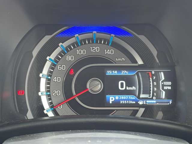 スズキ ハスラー HYBRID X ターボ 愛知県 2023(令5)年 3.6万km ブルーイッシュブラックパール3 純正9インチメモリナビ/・DVD再生機能有/・フルセグテレビ/・AM/FMラジオ/・Bluetooth、USB/全方位カメラ/バックカメラ/ビルトインETC/レーダークルーズコントロール/運転席・助手席シートヒーター/USB充電口×２/ステアリングスイッチ/パドルシフト/純正フロアマット/純正15インチスチールホイール/スマートキー/プッシュアップスタート/フォグランプ/アイドリングストップ/デュアルカメラブレーキサポート	/誤発進抑制機能/後退時ブレーキサポート/リヤパーキングセンサー/車線逸脱警報機能/車線逸脱抑制機能/ふらつき警報機能/先行車発進お知らせ機能/盗難防止装置