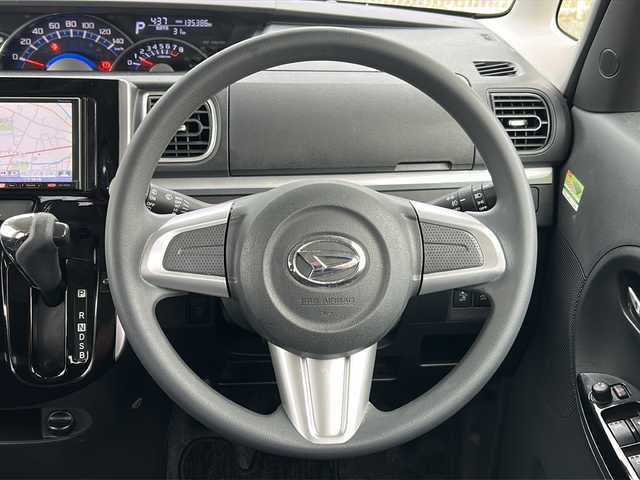 ダイハツ タント カスタム X SA 富山県 2014(平26)年 13.6万km ブラックマイカメタリック ４ＷＤ　/アルミホイール（純正）　/社外ＨＤＤナビ【フルセグＴＶ／ＤＶＤ／ＣＤ】　/衝突被害軽減システム　/横滑り防止装置　/オートエアコン　/スタッドレスタイヤ積込　/フォグランプ　/ＥＴＣ　/片側パワースライドドア/エンジンスタートボタン/ベンチシート/エアバッグ【W+サイド】/ドアバイザー