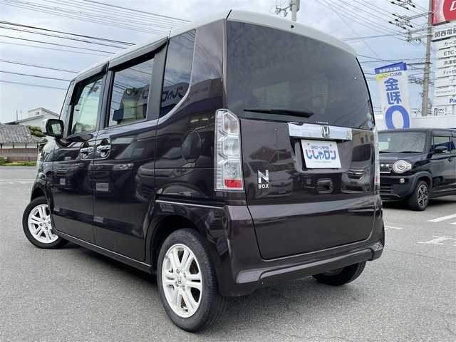 ホンダ Ｎ ＢＯＸ G Lパッケージ 兵庫県 2016(平28)年 11.8万km プレミアムディープモカパール (株)IDOMが運営する【じしゃロン姫路店】の自社ローン専用車両になります。こちらは現金またはオートローンご利用時の価格です。自社ローンご希望の方は別途その旨お申付け下さい/純正１４インチアルミ/純正ナビＴＶ/ＣＤ／ＢＴ/バックカメラ/片側パワースライドドア/純正フロアマット　/電動格納ミラー/ミラーウインカー/ＥＴＣ/保証書/取扱説明書/スマートキー×2