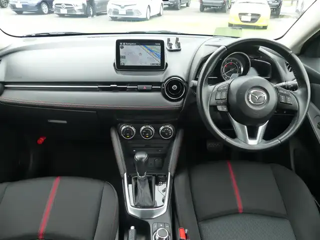 マツダ デミオ XD ツーリング 千葉県 2014(平26)年 4.3万km ディープクリスタルブルーマイカ スマートシティブレーキサポート/ブラインドスポットモニタリング/アクティブ・ドライビング・ディスプレイ/純正SDナビ/地デジTV/【DVD/CD再生機能　Bluetooth接続】/バックカメラ/ドライブレコーダー（前後撮影）/革巻きステアリング/ステアリングスイッチ/パドルシフト/ETC/LEDヘッドライト/フォグライト/ウインカーミラー/サイド/カーテンエアバッグ/アドバンストキーレスエントリー