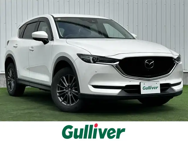 マツダ ＣＸ－５ XD スマートエディション 香川県 2020(令2)年 4.3万km スノーフレイクホワイトパールマイカ 登録時走行距離：42833km/純正ナビ（ナビSD無し）/→AM/FM/フルセグTV/Bluetooth/→CD/DVD再生/パノラマビューモニター/ヘッドアップディスプレイ/前後ドライブレコーダー/アダプティブクルーズコントロール/ステアリングリモコン/革巻きステアリング/電子パーキング/ALPINE製社外フリップダウンモニター/LEDオートライト/純正17インチAW/ブラインドスポットモニター/SCBS/TCS/クリアランスソナー