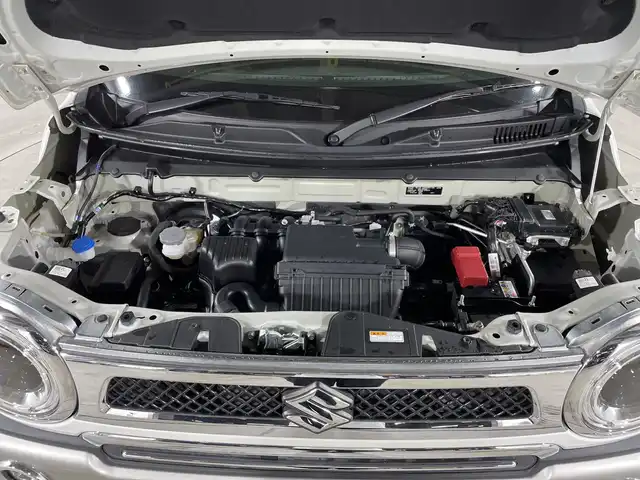 スズキ ハスラー Jスタイル 福岡県 2022(令4)年 1.4万km ピュアホワイトパール/ガンメタリック2トーン 純正メモリナビ/・CD/DVD/BT/フルセグTV/・バックモニター/スズキセーフティサポート/コーナーセンサー/ハーフレザーシート/・シートヒーター（D/N）/ETC/前方ドライブレコーダー/革巻きステアリング/・ステアリングリモコン/LEDヘッドライト/・オートライト/・フォグランプ/アイドリングストップ/純正15インチアルミホイール/純正フロアマット/純正ドアバイザー