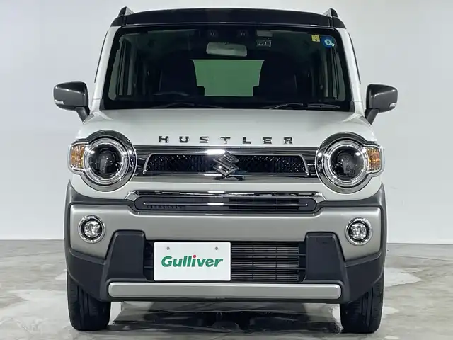 スズキ ハスラー Jスタイル 福岡県 2022(令4)年 1.4万km ピュアホワイトパール/ガンメタリック2トーン 純正メモリナビ/・CD/DVD/BT/フルセグTV/・バックモニター/スズキセーフティサポート/コーナーセンサー/ハーフレザーシート/・シートヒーター（D/N）/ETC/前方ドライブレコーダー/革巻きステアリング/・ステアリングリモコン/LEDヘッドライト/・オートライト/・フォグランプ/アイドリングストップ/純正15インチアルミホイール/純正フロアマット/純正ドアバイザー