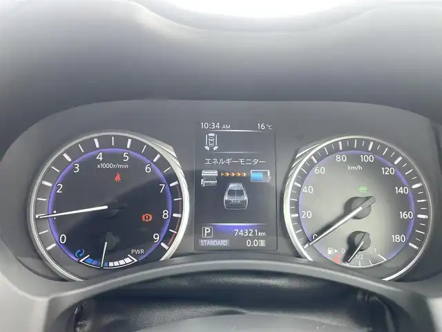 日産 スカイライン ハイブリッド 350GT Type SP 三重県 2016(平28)年 7.5万km ブリリアントホワイトパール 純正メーカーナビ/アラウンドビューモニター/全方位運転支援システム/LEDヘッドランプ/オートライト/ボディ同色電動格納ドアミラー/245/40R19タイヤ/　＊19インチアルミホイール/革巻ステアリングホイール/パドルシフト/SRSエアバック（運転席/助手席/サイド/カーテン）/左右独立温度調整機能付オートエアコン/アルミペダル/SRSダウンサス/ブラック革シート/シートヒーター（運転席/助手席）/インテリジェントキー/プッシュスタート