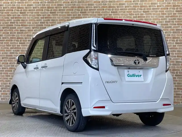 トヨタ ルーミー カスタムG 岩手県 2021(令3)年 4万km パールホワイトⅢ ４WD/寒冷地仕様/両側パワースライドドア/全方位カメラ/クルーズコントロール/レーンアシスト/シートヒーター/純正９インチディスプレイオーディオ/コーナーセンサー/LEDヘッドライト/エンジンスターター/純正１４インチアルミホイール/アイドリングストップ/横滑り防止装置/オートライト/オートエアコン