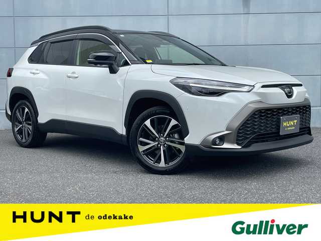 トヨタ カローラ クロス ハイブリッド Z 千葉県 2024(令6)年 1.8万km アティチュードブラックマイカ/プラチナホワイトパールマイカ パノラマルーフ/衝突軽減ブレーキ/全方位カメラ/純正ディスプレイオーディオ/フルセグＴＶ/レーダークルーズコントロール/パワーバックドア/ルーフレール/ＬＥＤヘッドライト/オートハイビーム