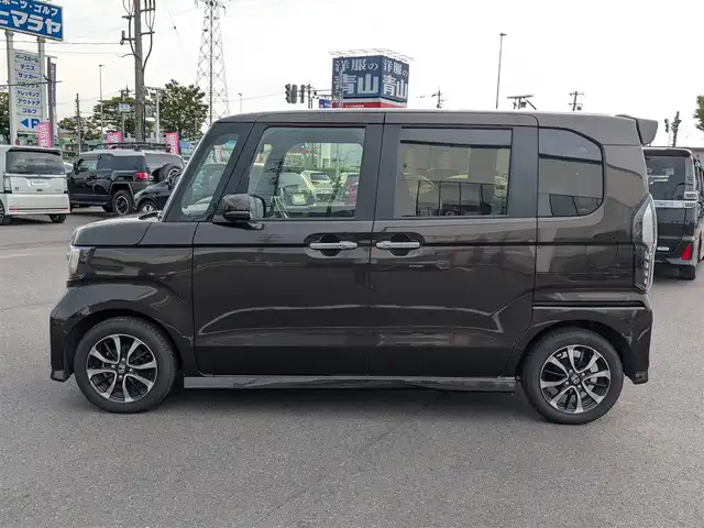 ホンダ Ｎ ＢＯＸ カスタム G L ホンダセンシング 福井県 2020(令2)年 3.7万km プレミアムグラマラスブロンズP 追従クルーズコントロール/ディスプレイオーディオ/・（CD/DVD/Bluetooth）/バックカメラ/ビルトインETC/LEDライト/フロントフォグランプ/サンシェード/純正14インチAW/純正フロアマット/スマートキー