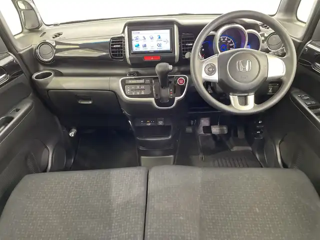 ホンダ Ｎ ＢＯＸ カスタム G Lパッケージ 栃木県 2016(平28)年 4.2万km ブリリアントスポーティブルーメタリック2トーン 社外ナビ/(CD/DVD/フルセグTV/Bluetooth/USB)/バックカメラ/ETC/片側パワスラ/オートライト/横滑り防止装置/フォグランプ/スマートキー/プッシュスタート/アイドリングストップ/ウィンカーミラー/電動格納ミラー/純正14インチアルミホイール/社外フロアマット