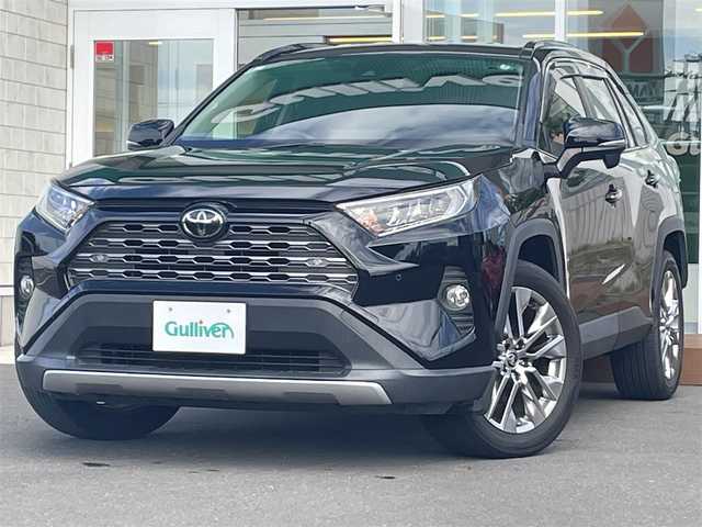 トヨタ ＲＡＶ４ G Zパッケージ 道央・札幌 2020(令2)年 4.1万km 黒 ・４WD/・純正SDナビ/　CD・DVD・SD・Bluetooth/・フルセグTV/・バックカメラ/・衝突軽減ブレーキ/・レーンキープアシスト/・レーダークルーズ/・ビルトインETC/・ステアリングヒーター/・LEDヘッドライト/・フォグランプ/・横滑り防止/・ウィンカーミラー/・ドアバイザー/・デジタルインナーミラー/・スマートキー/・純正１９インチアルミホイール/・取扱説明書/・保証書/・スペアキー