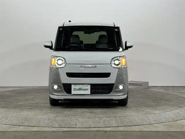 ダイハツ ムーヴ キャンバス ストライプス G ターボ 大阪府 2023(令5)年 2.4万km シャイニングホワイトパール/スムーズグレーマイカメタリック 純正ナビ（フルセグTV・BTAUDIO）/バックカメラ/ETC/両側パワースライドドア/シートヒーター/コーナーセンサー/クルーズコントロール/LEDヘッドライト/ドライブレコーダー/プッシュスタート/スマートキー