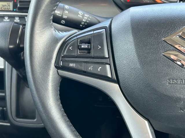 スズキ スペーシア ギア HYBRID XZ 千葉県 2019(平31)年 3.9万km オフブルーメタリック/ガンメタリック2トーンルーフ 純正メモリナビ/CD/DVD/SD/Bluetooth/フルセグTV/バックカメラ/ビルトインETC/ドライブレコーダー/両側パワースライドドア/衝突被害軽減ブレーキ/レーンキープアシスト/コーナーセンサー/シートヒーター/プッシュスタート/スマートキー/ウインカーミラー/純正フロアマット