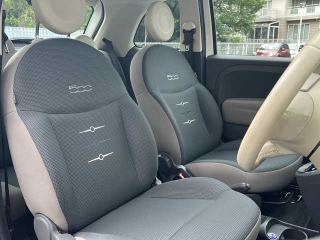 フィアット ５００ スーパーポップ トポ 埼玉県 2015(平27)年 11.5万km ビアンコ・ガーラ 社外ナビ/社外ミラードラレコ前後　/純フロア　/ETC/AM/FM/CD/TRC/abarth16AW