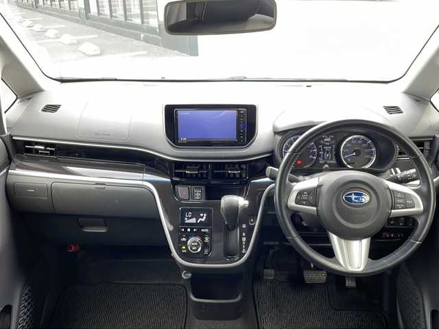 スバル ステラ カスタム RS スマートアシスト 福岡県 2018(平30)年 10.8万km ブラックマイカメタリック/ディープブルークリスタルマイカ2トーン 社外メモリナビ（NMZK-W68D）/フルセグ/DVD再生/USB接続/BT接続/ETC/運転席シートヒーター/純正フロアマット/純正ドアバイザー/アイドリングストップ/プッシュスタート/オートライト