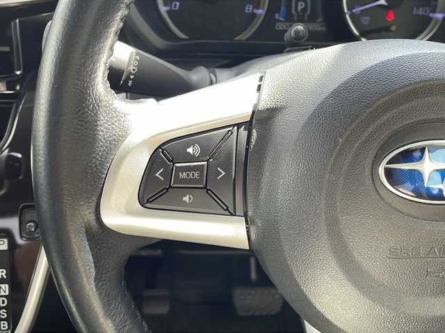 スバル ステラ カスタム RS スマートアシスト 福岡県 2018(平30)年 10.8万km ブラックマイカメタリック/ディープブルークリスタルマイカ2トーン 社外メモリナビ（NMZK-W68D）/フルセグ/DVD再生/USB接続/BT接続/ETC/運転席シートヒーター/純正フロアマット/純正ドアバイザー/アイドリングストップ/プッシュスタート/オートライト