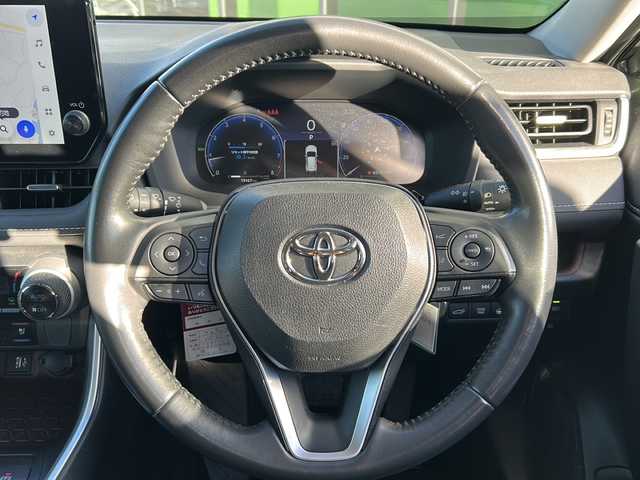 トヨタ ＲＡＶ４ G 岐阜県 2023(令5)年 2万km アティチュードブラックマイカ 登録時走行距離：19167km/ワンオーナー/純正ディスプレイオーディオ/バックカメラ/フルセグテレビ・Bluetooth/デジタルインナーミラー/前後コーナーセンサー/シートヒーター/エアシート/ステアリングヒーター/レザーシート/LEDヘッドライト/オートライト/オートマチックハイビーム/プッシュスタート/スマートキー/保証書/取扱説明書/スペアキー