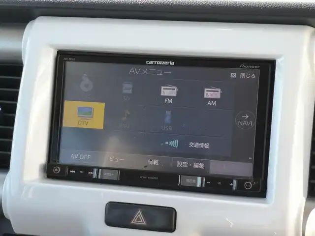 スズキ ハスラー G 茨城県 2017(平29)年 8.1万km ムーンライトバイオレットパールメタリック/ホワイト2トーンルーフ 社外ナビ（ワンセグ/iPod/CD/衝突軽減/純正AW/前席シートヒーター/電動格納ミラー