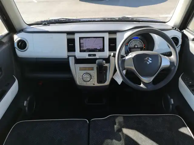 スズキ ハスラー G 茨城県 2017(平29)年 8.1万km ムーンライトバイオレットパールメタリック/ホワイト2トーンルーフ 社外ナビ（ワンセグ/iPod/CD/衝突軽減/純正AW/前席シートヒーター/電動格納ミラー