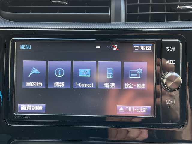 トヨタ アクア G ソフトレザーセレクション 山口県 2017(平29)年 5.6万km ブラックマイカ ワンオーナー　/ＴＲＤエアロ（フロント，サイド，リア）/ＷｅｄｓＳｐｏｒｔ１７インチホイール　/純正７型ナビ/AM/FM/CD/DVD/Bluetooth/フルセグTV　/バックカメラ　/トヨタセーフティーセンス　/車線逸脱警報/アダプティブクルーズコントロール/レーンキープアシスト/ＬＥＤヘッドライト　/純正フロアマット　/衝突被害軽減ブレーキ　/スマートキー/ダブルエアバッグ/ＥＴＣ