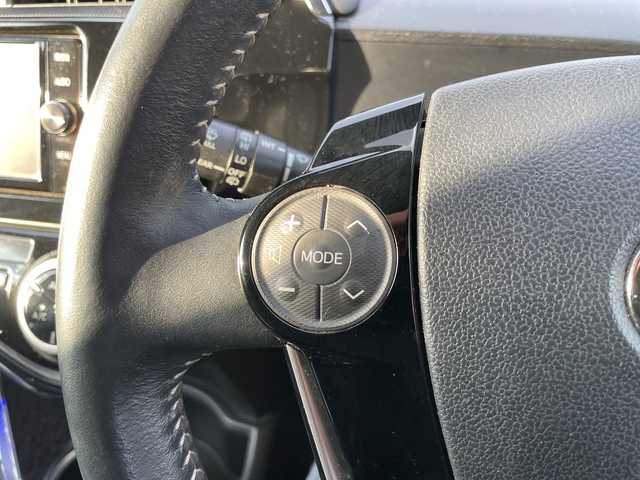 トヨタ アクア G ソフトレザーセレクション 山口県 2017(平29)年 5.6万km ブラックマイカ ワンオーナー　/ＴＲＤエアロ（フロント，サイド，リア）/ＷｅｄｓＳｐｏｒｔ１７インチホイール　/純正７型ナビ/AM/FM/CD/DVD/Bluetooth/フルセグTV　/バックカメラ　/トヨタセーフティーセンス　/車線逸脱警報/アダプティブクルーズコントロール/レーンキープアシスト/ＬＥＤヘッドライト　/純正フロアマット　/衝突被害軽減ブレーキ　/スマートキー/ダブルエアバッグ/ＥＴＣ