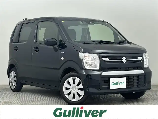 スズキ ワゴンＲ HYBRID FX－S 道央・札幌 2023(令5)年 1.1万km ブルーイッシュブラックパール3 ・４WD/・純正スマホ連動ディスプレイオーディオ/　BT/USB//・全方位カメラ/・デュアルカメラサポートブレーキ/・レーダークルーズコントロール/・レーンキープアシスト/・コーナーセンサー/・HUD/・SOSボタン/・前席シートヒーター/・ステアリングスイッチ/・オートライト/・プッシュスタート/・スマートキー/・純正フロアマット