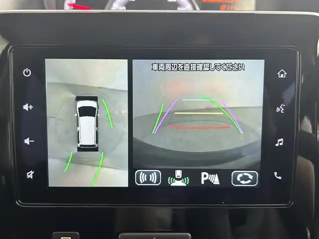 スズキ ワゴンＲ HYBRID FX－S 道央・札幌 2023(令5)年 1.1万km ブルーイッシュブラックパール3 ・４WD/・純正スマホ連動ディスプレイオーディオ/　BT/USB//・全方位カメラ/・デュアルカメラサポートブレーキ/・レーダークルーズコントロール/・レーンキープアシスト/・コーナーセンサー/・HUD/・SOSボタン/・前席シートヒーター/・ステアリングスイッチ/・オートライト/・プッシュスタート/・スマートキー/・純正フロアマット