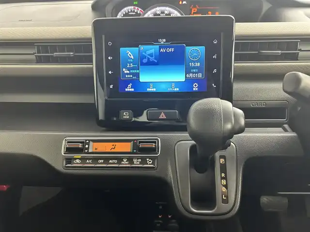スズキ ワゴンＲ HYBRID FX－S 道央・札幌 2023(令5)年 1.1万km ブルーイッシュブラックパール3 ・４WD/・純正スマホ連動ディスプレイオーディオ/　BT/USB//・全方位カメラ/・デュアルカメラサポートブレーキ/・レーダークルーズコントロール/・レーンキープアシスト/・コーナーセンサー/・HUD/・SOSボタン/・前席シートヒーター/・ステアリングスイッチ/・オートライト/・プッシュスタート/・スマートキー/・純正フロアマット