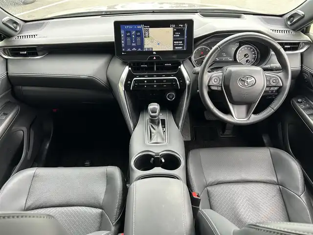 トヨタ ハリアー Z レザーパッケージ 東京都 2021(令3)年 2万km プレシャスブラックパール 純正12.3インチディスプレイオーディオ/パノラミックビューモニター/JBLサラウンドシステム/ビルトインETC2.0/デジタルインナーミラー/パワーシート/シートヒーター/ベンチレーションシート/ステアリングヒーター/パワーバックドア/トヨタセーフティセンス/・プリクラッシュセーフティ/・レーントレーシングアシスト/・アダプティブハイビームシステム/・レーダークルーズコントロール/・クリアランスソナー