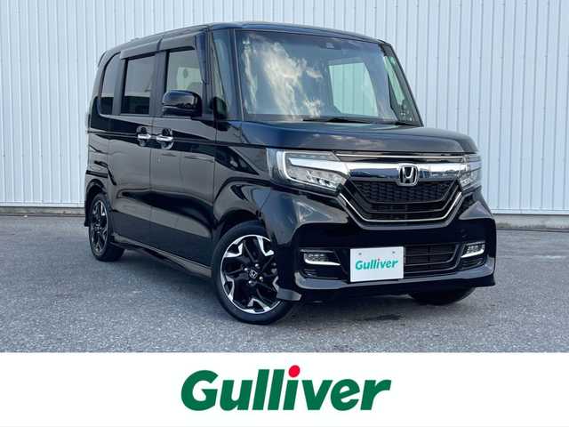 ホンダ Ｎ ＢＯＸ カスタム G EX ターボ ホンダセンシング 滋賀県 2021(令3)年 1.5万km クリスタルブラックパール 外部検査実施済み/R3.4.5.6年ホンダ記録簿有/ターボ/Apple car play/純正メモリナビ【VXU-217NBi】/(DVD/フルセグTV/Bluetooth/USB/MSV)/バックカメラ/ビルトインETC/両側パワースライドドア/前後ドライブレコーダー/ハーフレザーシート/前席シートヒーター/横滑り防止機能/レーンアシスト/衝突軽減ブレーキ/純正15インチアルミホイール/スマートキー/LEDヘッドライト/カーテンエアバック/レーダークルーズコントロール