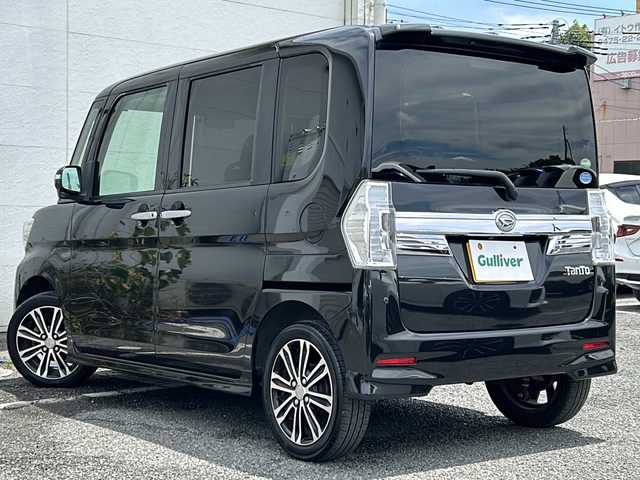 ダイハツ タント カスタム RS SAⅡ 千葉県 2015(平27)年 6.4万km ブラックマイカメタリック １オーナー　ナビ　バックカメラ　電動シート　シートヒーター　ドラレコ　２．０ＥＴＣ　ＡＣ１００Ｖ　ＰＣＳ　ＬＤＡ　ＡＨＢ　クルコン　ブルーレイ　ＬＥＤライト　オートライト　前後ソナー　スマートキー