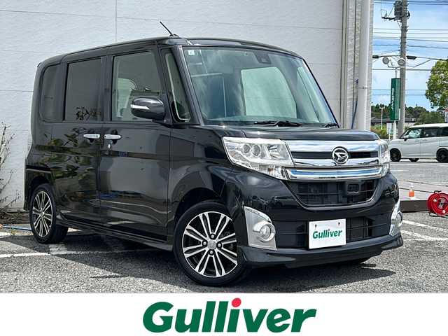 ダイハツ タント カスタム RS SAⅡ 千葉県 2015(平27)年 6.4万km ブラックマイカメタリック １オーナー　ナビ　バックカメラ　電動シート　シートヒーター　ドラレコ　２．０ＥＴＣ　ＡＣ１００Ｖ　ＰＣＳ　ＬＤＡ　ＡＨＢ　クルコン　ブルーレイ　ＬＥＤライト　オートライト　前後ソナー　スマートキー