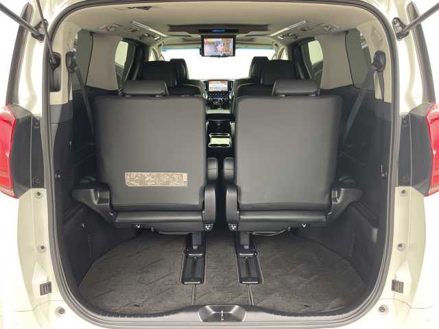 トヨタ アルファード S Cパッケージ 三重県 2018(平30)年 5.1万km ホワイトパールクリスタルシャイン 禁煙車　/純正１０インチＳＤナビ　/バックカメラ/サンルーフ　/純正１２．１インチフリップダウンモニター　/デジタルインナーミラー　/純正ビルトインＥＴＣ2.0/トヨタセーフティセンス　/衝突軽減ブレーキ/車線逸脱防止装置/ブラインドスポットモニター/100V充電/前後クリアランスソナー/前席シートベンチレーション　/ワイヤレス充電