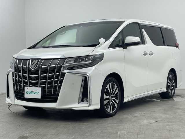 トヨタ アルファード S Cパッケージ 三重県 2018(平30)年 5.1万km ホワイトパールクリスタルシャイン 禁煙車　/純正１０インチＳＤナビ　/バックカメラ/サンルーフ　/純正１２．１インチフリップダウンモニター　/デジタルインナーミラー　/純正ビルトインＥＴＣ2.0/トヨタセーフティセンス　/衝突軽減ブレーキ/車線逸脱防止装置/ブラインドスポットモニター/100V充電/前後クリアランスソナー/前席シートベンチレーション　/ワイヤレス充電