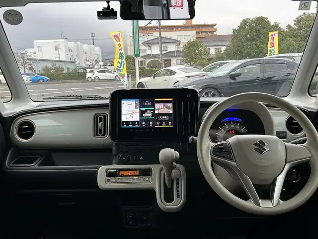 スズキ ワゴンＲ スマイル HYBRID S 福島県 2022(令4)年 0.8万km オフブルーM スズキセーフティサポート/・デュアルカメラブレーキサポート/・誤発進抑制機能/・車線逸脱警報機能/・先行車発進お知らせ機能/純正9インチナビ/・フルセグTV/BT/USB/CD/DVD/iPod/FM/AM/・SmartphoneLink/・バックカメラ/・アラウンドビューモニター/前後ドライブレコーダー/両側パワースライドドア/D席シートヒーター/ベンチシート/・フルフラット/USB充電ポート/プッシュスタート/・スマートキー/・スペアキー1本/電動格納ミラー/ハロゲンヘッドライト/・オートライト/・ヘッドライトレベライザー/アイドリングストップ/純正フロアマット/ドアバイザー/社外14インチAW/・MACBES MB8/積込みサマータイヤ/・155/65R14