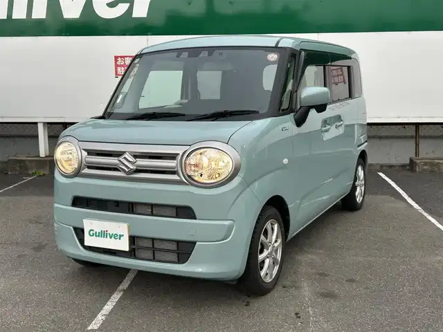 スズキ ワゴンＲ スマイル HYBRID S 福島県 2022(令4)年 0.8万km オフブルーM スズキセーフティサポート/・デュアルカメラブレーキサポート/・誤発進抑制機能/・車線逸脱警報機能/・先行車発進お知らせ機能/純正9インチナビ/・フルセグTV/BT/USB/CD/DVD/iPod/FM/AM/・SmartphoneLink/・バックカメラ/・アラウンドビューモニター/前後ドライブレコーダー/両側パワースライドドア/D席シートヒーター/ベンチシート/・フルフラット/USB充電ポート/プッシュスタート/・スマートキー/・スペアキー1本/電動格納ミラー/ハロゲンヘッドライト/・オートライト/・ヘッドライトレベライザー/アイドリングストップ/純正フロアマット/ドアバイザー/社外14インチAW/・MACBES MB8/積込みサマータイヤ/・155/65R14