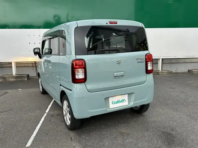 スズキ ワゴンＲ スマイル HYBRID S 福島県 2022(令4)年 0.8万km オフブルーM スズキセーフティサポート/・デュアルカメラブレーキサポート/・誤発進抑制機能/・車線逸脱警報機能/・先行車発進お知らせ機能/純正9インチナビ/・フルセグTV/BT/USB/CD/DVD/iPod/FM/AM/・SmartphoneLink/・バックカメラ/・アラウンドビューモニター/前後ドライブレコーダー/両側パワースライドドア/D席シートヒーター/ベンチシート/・フルフラット/USB充電ポート/プッシュスタート/・スマートキー/・スペアキー1本/電動格納ミラー/ハロゲンヘッドライト/・オートライト/・ヘッドライトレベライザー/アイドリングストップ/純正フロアマット/ドアバイザー/社外14インチAW/・MACBES MB8/積込みサマータイヤ/・155/65R14