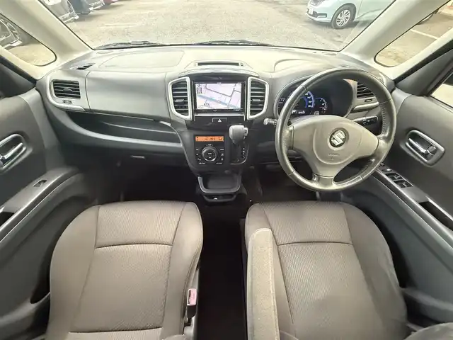 スズキ ソリオ S 千葉県 2013(平25)年 10.5万km グレースブルーパールメタリック 純正SDナビ/(フルセグTV/CD/DVD/Bluetooth)/バックカメラ/両側パワースライドドア/純正アルミホイール/純正フロアマット/オートライト/純正サイドバイザー/横滑り防止装置/ラインカーミラー/スマートキー/プッシュエンジンスタート/保証書取説あり