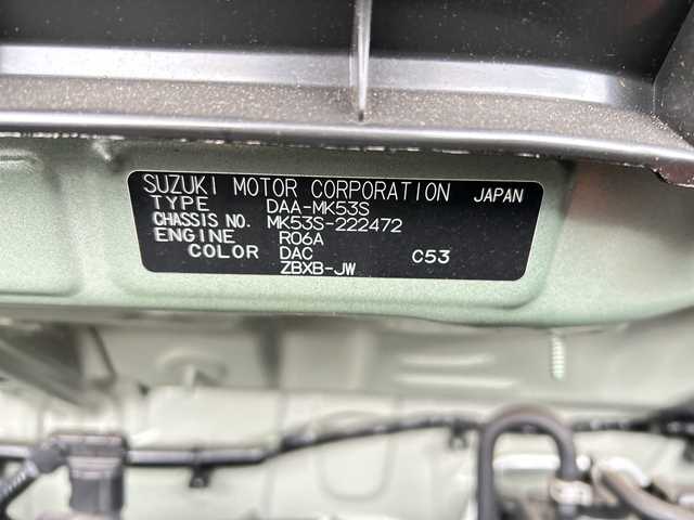 スズキ スペーシア HYBRID X 茨城県 2019(令1)年 4万km ツールグリーンパールメタリック/ブラック2トーン 衝突軽減ブレーキ/後コーナーセンサー/社外ナビ（フルセグTV/Bluetooth/CD/DVD/両側パワースライドドア/シートヒーター/ETC/ドラレコ/ルーフレール