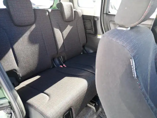 スズキ スペーシア HYBRID X 茨城県 2019(令1)年 4万km ツールグリーンパールメタリック/ブラック2トーン 衝突軽減ブレーキ/後コーナーセンサー/社外ナビ（フルセグTV/Bluetooth/CD/DVD/両側パワースライドドア/シートヒーター/ETC/ドラレコ/ルーフレール