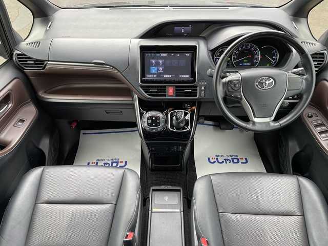 トヨタ エスクァイア ハイブリッド Gi 宮城県 2015(平27)年 14.9万km スパークリングブラックパールクリスタルシャイン 【(株)IDOMが運営する【じしゃロン仙台店】の自社ローン対象車両になります。こちらは現金ご利用時の価格です。自社ローンご希望の方は別途その旨お申付け下さい。】/純正SDナビ/バックカメラ/フルセグ/Qi充電/ビルトインETC/クルコン/前席シートヒーター/両側パワスラ