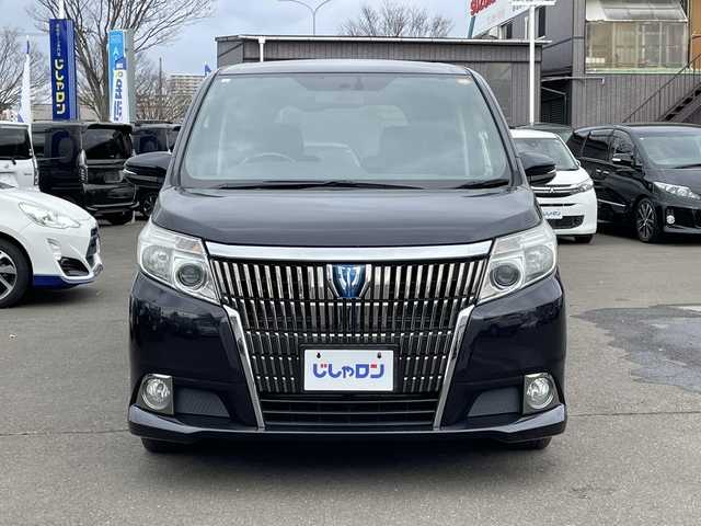 トヨタ エスクァイア ハイブリッド Gi 宮城県 2015(平27)年 14.9万km スパークリングブラックパールクリスタルシャイン 【(株)IDOMが運営する【じしゃロン仙台店】の自社ローン対象車両になります。こちらは現金ご利用時の価格です。自社ローンご希望の方は別途その旨お申付け下さい。】/純正SDナビ/バックカメラ/フルセグ/Qi充電/ビルトインETC/クルコン/前席シートヒーター/両側パワスラ