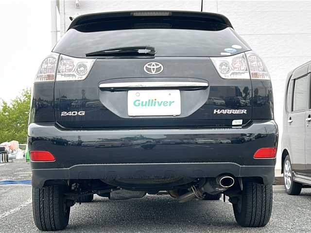 トヨタ ハリアー 240G Lパッケージ 千葉県 2010(平22)年 11万km ブラック 純正ＨＤＤナビ　バックカメラ　社外ＥＴＣ　ＣＤオーディオ　リモコンキー　ＡＵＴＯ機能エアコン　運転席パワーシート　純正フロアマット　社外前方ドライブレコーダー　キセノンライト　純正１７ＡＷ