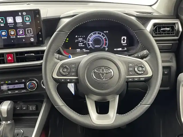 トヨタ ライズ Z 福井県 2022(令4)年 1.8万km ナチュラルベージュマイカM 4WD/純正ディスプレイオーディオ/【FM/AM/BT/フルセグTV/ Androidauto/HDMI】/全方位カメラ/衝突軽減ブレーキ/BSM/アダプティブクルーズコントロール/コーナーセンサー/オートホールド/前席シートヒーター/ETC2.0/アイドリングストップ/横滑り防止装置